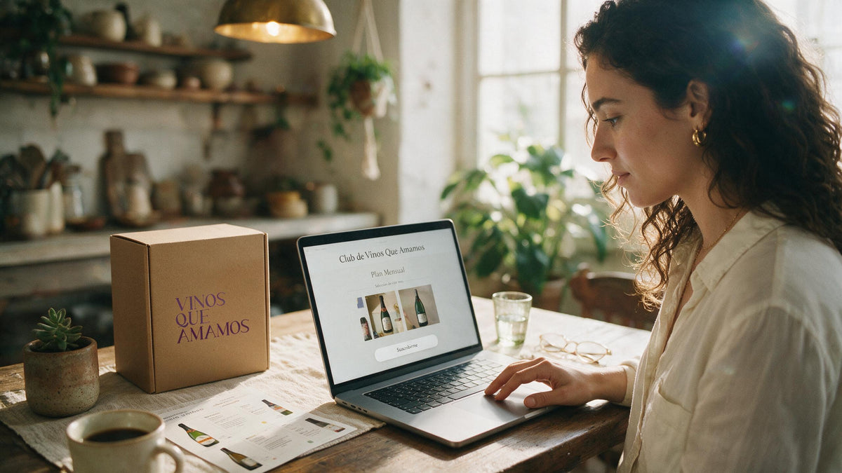 Ecommerce en Shopify — suscripción al club desde la tienda online